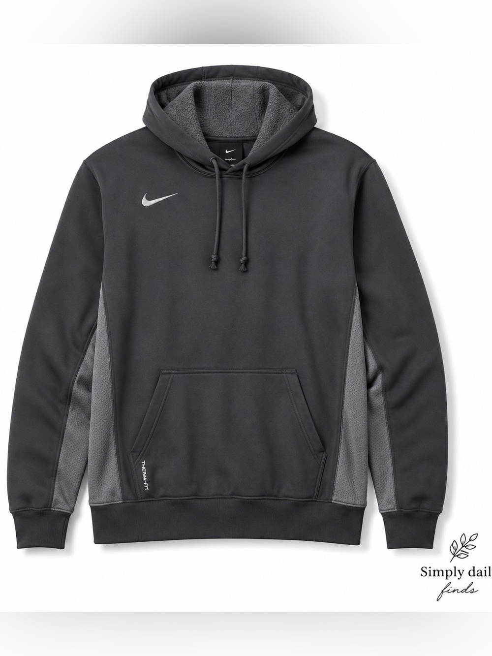 Nike Therma-fit, Men’s Large hoodie, pullover fleeced lined